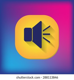 loudspeaker sign. Volume icon . sound icon