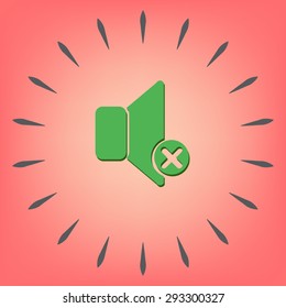 loudspeaker sign. Volume icon . sound icon