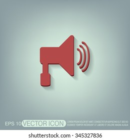 loudspeaker sign. Volume icon . sound icon