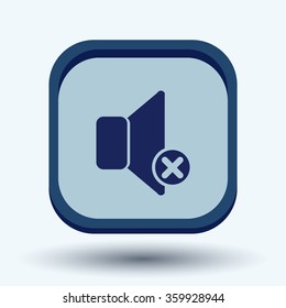 loudspeaker sign. Volume icon . sound icon