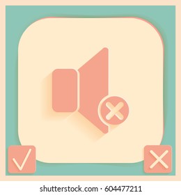 loudspeaker sign. Volume icon . sound icon