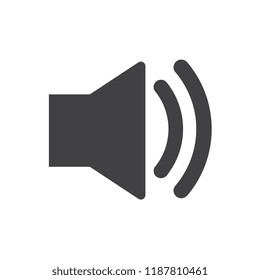 loudspeaker sound equipment icon vector 