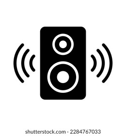 símbolo de la música vectorial del icono del altavoz