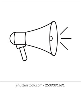 Umrissvektor des Lautsprecher-Stocksymbols