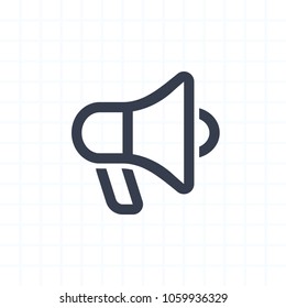 Loudspeaker - String Icons .A professional, pixel-aligned icon.