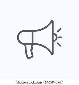 Loudspeaker symbol for graphic and web design