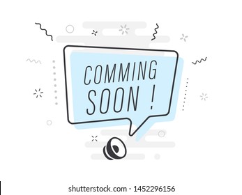 Loudspeaker with text 'comming soon' on Quick Tips badge. Business concept for new ideas creativity and innovative solution. File has clipping path.