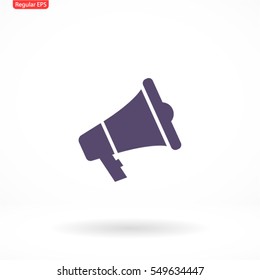 loudspeaker .Vector icon 10 EPS