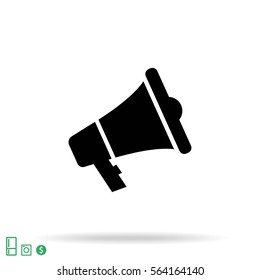 loudspeaker .Vector icon 10 EPS