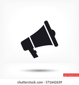 loudspeaker .Vector icon 10 EPS