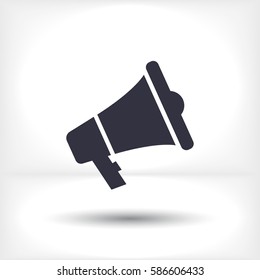 loudspeaker .Vector icon 10 EPS