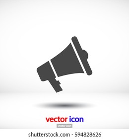 loudspeaker .Vector icon 10 EPS