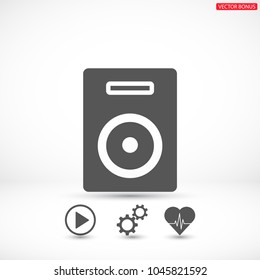 Loudspeaker vector icon