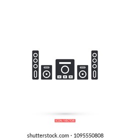 Loudspeaker vector icon