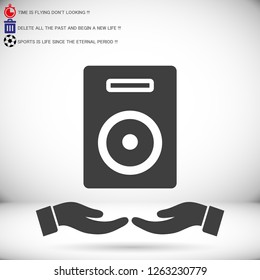 Loudspeaker vector icon