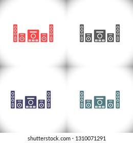 Loudspeaker vector icon