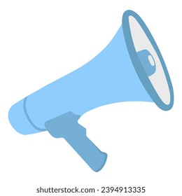 Loudspeaker vector icon. Advertisement vector. Scream into the megaphone vector. Vector illustration.