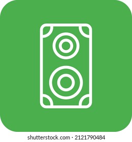 Loudspeaker Vector Icon Design Illustration