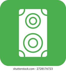 Ilustración de diseño de icono de Vector de altavoz