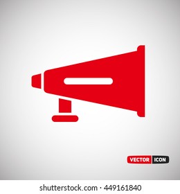Loudspeaker. Vector Icon Eps. 10
