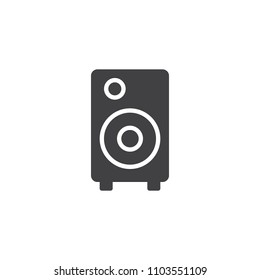 Loudspeaker vector icon. filled flat sign for mobile concept and web design. Sound speaker simple solid icon. Symbol, logo illustration. Pixel perfect vector graphics