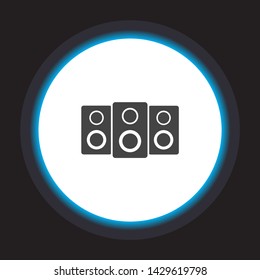loudspeaker Vector icon . Lorem Ipsum Illustration design