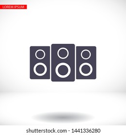loudspeaker Vector icon . Lorem Ipsum Illustration design