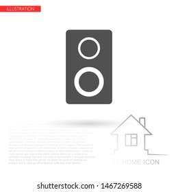 loudspeaker Vector icon . Lorem Ipsum Illustration design