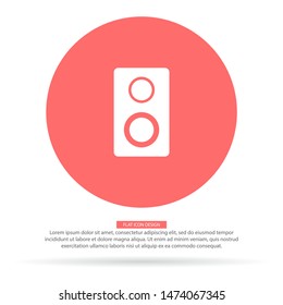 loudspeaker Vector icon . Lorem Ipsum Illustration design