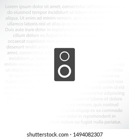 loudspeaker Vector icon . Lorem Ipsum Illustration design
