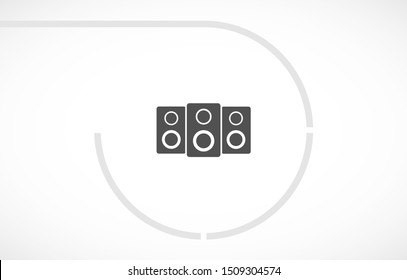 loudspeaker Vector icon . Lorem Ipsum Illustration design