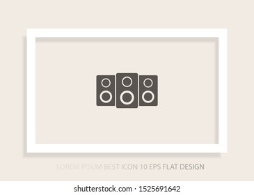 loudspeaker Vector icon . Lorem Ipsum Illustration design