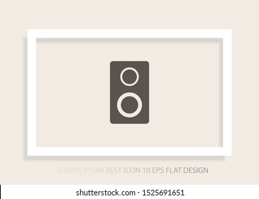 loudspeaker Vector icon . Lorem Ipsum Illustration design