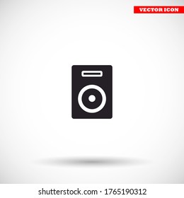 Loudspeaker vector icon , lorem ipsum Flat design