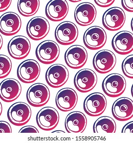 Loudspeaker vector pattern white background