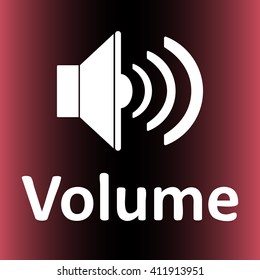 Loudspeaker and volume red