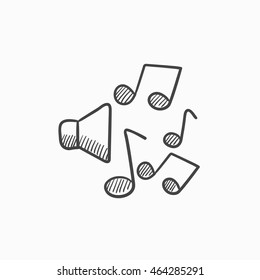 cool music note drawings