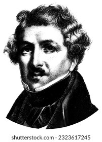 Louis Daguerre, Louis-Jacques-Mandé Daguerre (18 November 1787 – 10 July 1851)