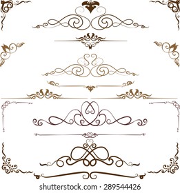 Louis designs For various diplomas. Set 1