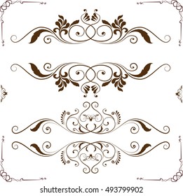 Louis designs For various diplomas. Set 4