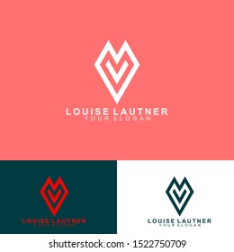
Louise Lautner. LL Initial Logo Design. Precision Logo