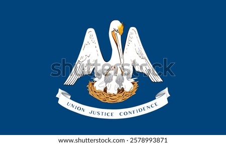 Louisiana Flag, Flag of Louisiana, USA