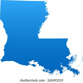 Louisiana map
