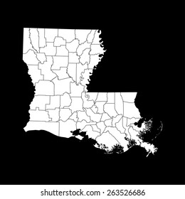 Louisiana map