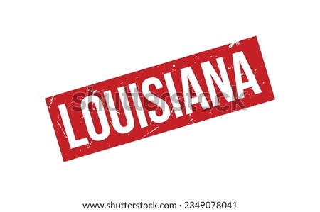 Louisiana Rubber Stamp Seal Vector