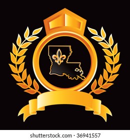 louisiana state icon royal crest