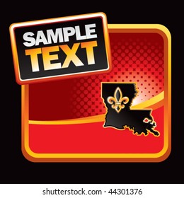 louisiana state red halftone template
