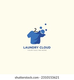 Loundry clothing modern logo design