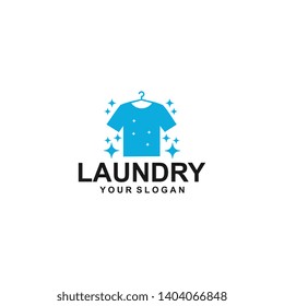 Loundry Logo Template Design Vector