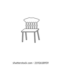 Lounge chairs line icon vector illustration symbol logo template.